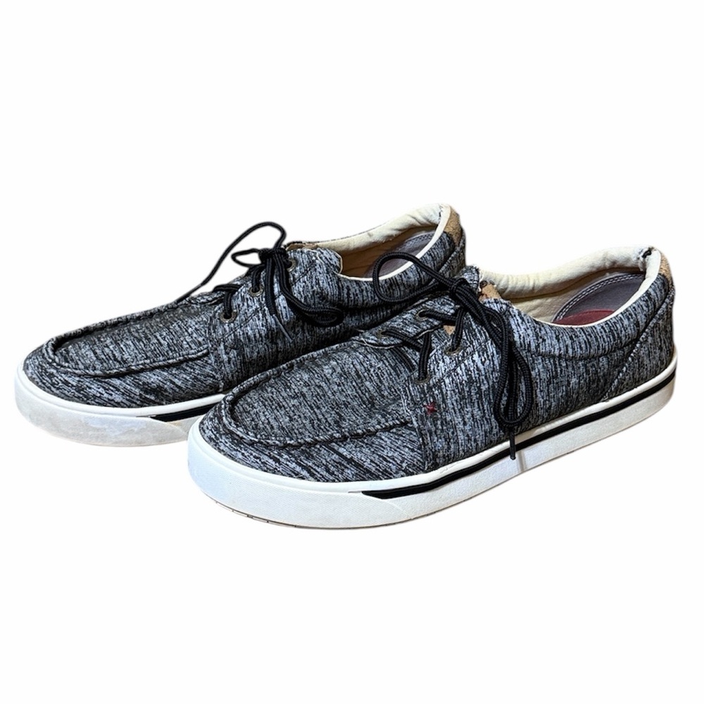 Twisted X Hooey Men's Grey Casual Round Toe Lace Up Shoes Size 9-1/2